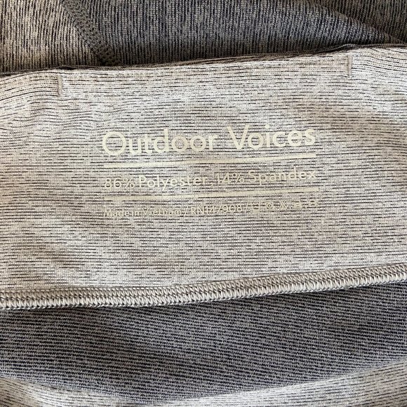 Outdoor Voices Womens Size M Gray Springs 7/8 Leggings - Picture 3 of 4